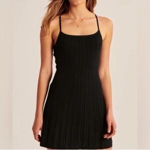 Abercrombie & Fitch Black Mini Dress Small Tall